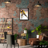 Kris Letang Pittsburgh Penguins Framed 20x29 Shooting Canvas – Lifestyle – Frameworth