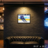 Auston Matthews Toronto Maple Leafs Framed 20x29 Skating Canvas – View 4 – Frameworth