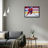 Brendan Gallagher Montreal Canadiens Framed 20x29 Skating Canvas – Detail – Frameworth