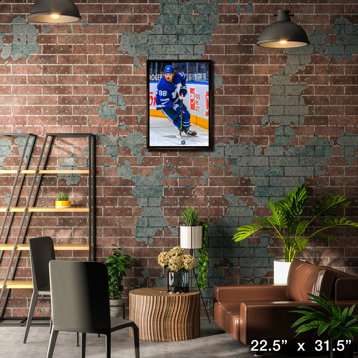 William Nylander Toronto Maple Leafs Framed 20x29 Skating Canvas – Lifestyle – Frameworth