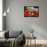 Jonathan Toews & Patrick Kane Chicago Blackhawks Framed 20x29 Lifting Stanley Cup Canvas – Detail – Frameworth