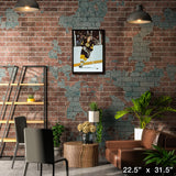 Bobby Orr Boston Bruins Framed 20x29 Skating With Puck Canvas – Lifestyle – Frameworth