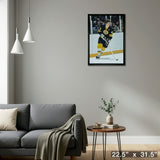 Bobby Orr Boston Bruins Framed 20x29 Skating With Puck Canvas – Detail – Frameworth