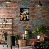 Mario Lemieux Pittsburgh Penguins Framed 20x29 Raising Cup Canvas – Lifestyle – Frameworth