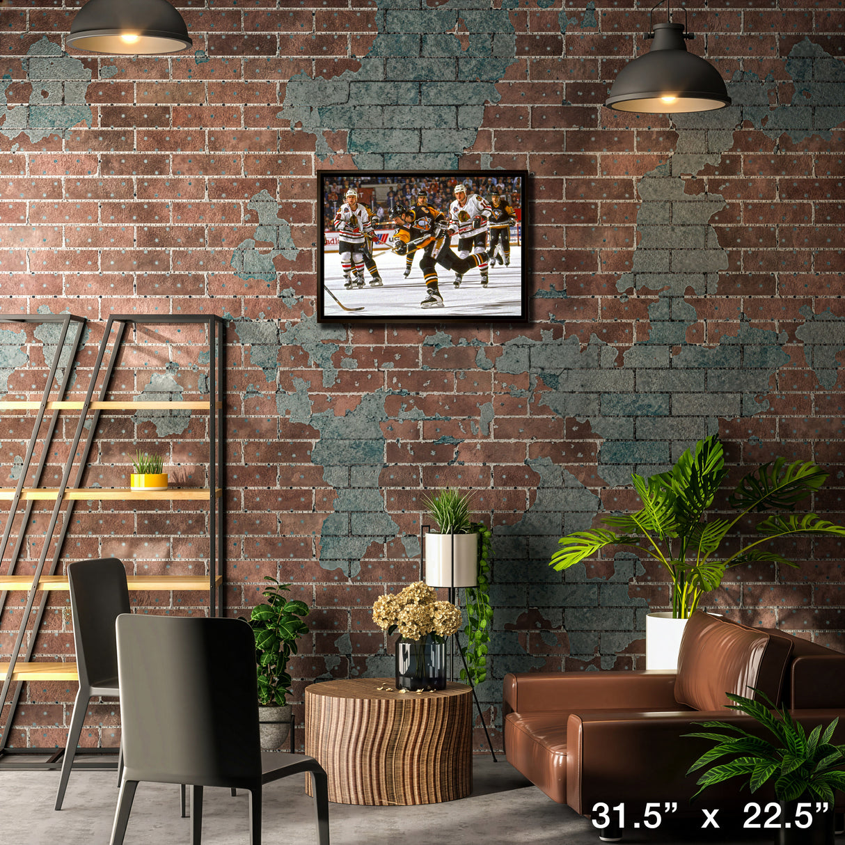 Mario Lemieux Pittsburgh Penguins Framed 20x29 Shooting Canvas – Lifestyle – Frameworth