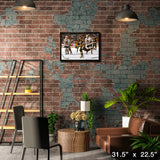 Mario Lemieux Pittsburgh Penguins Framed 20x29 Shooting Canvas – Lifestyle – Frameworth