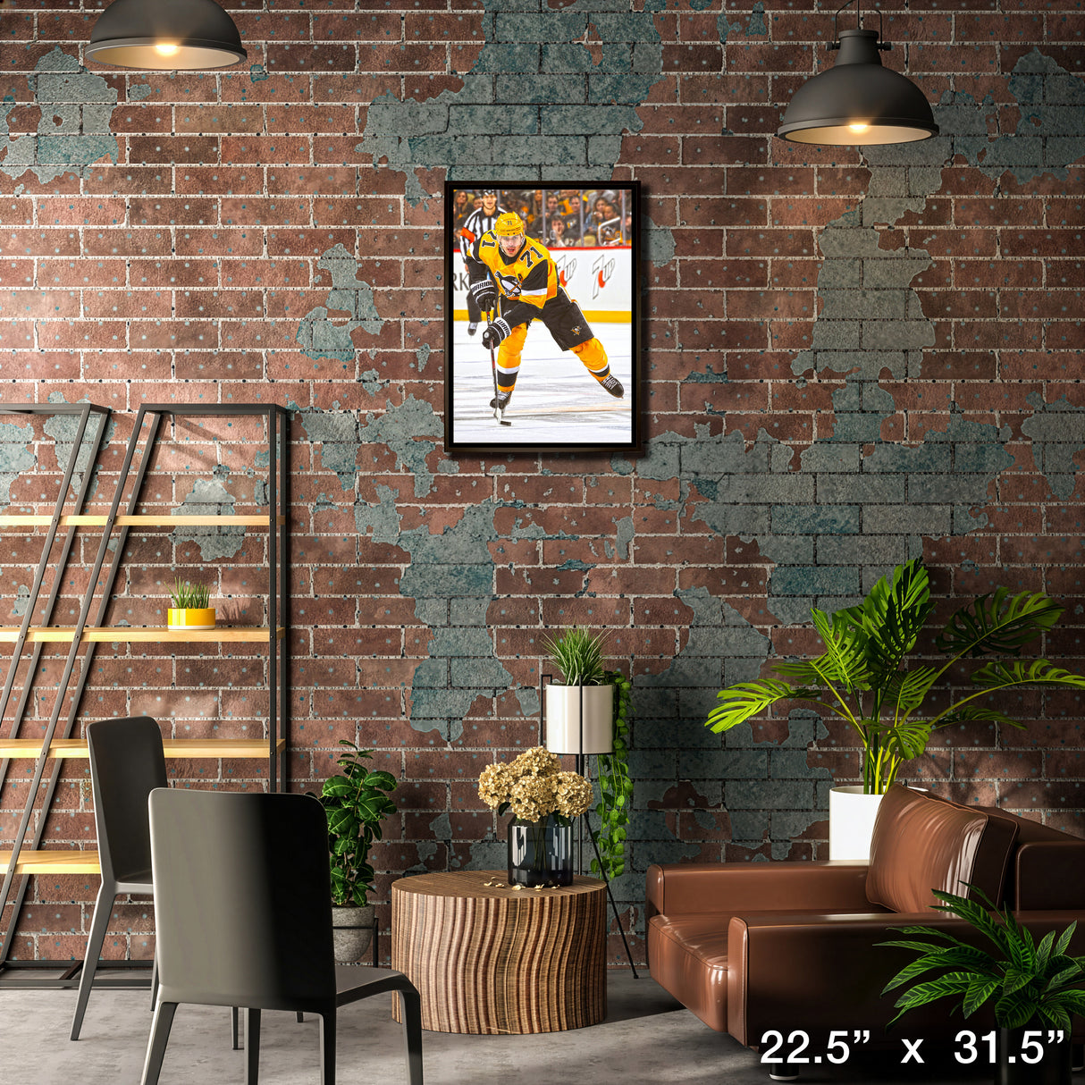 Evgeni Malkin Pittsburgh Penguins Framed 20x29 Skating Canvas – Lifestyle – Frameworth