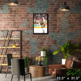 Evgeni Malkin Pittsburgh Penguins Framed 20x29 Goal Celebration Canvas – Lifestyle – Frameworth