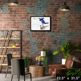 John Tavares Toronto Maple Leafs Framed 20x29 Shooting Canvas – Lifestyle – Frameworth