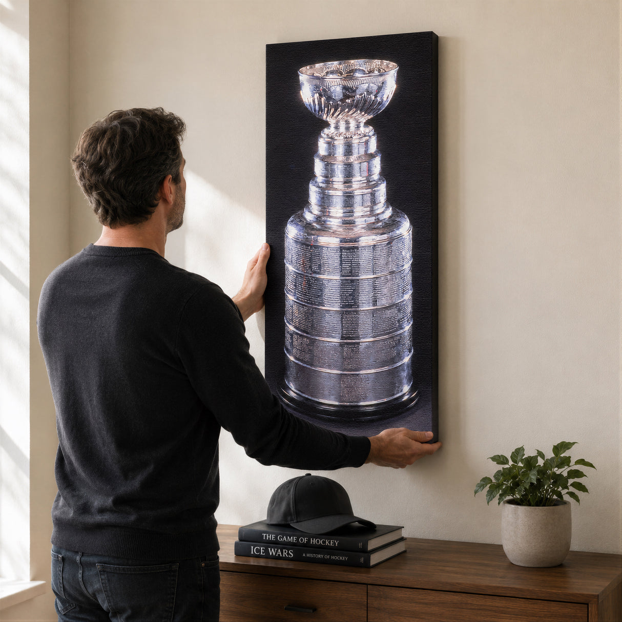 Stanley Cup 14x28 Canvas - lifestyle 1
