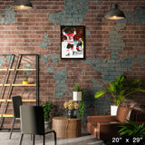 Sidney Crosby Team Canada Framed 20x29 Golden Goal Celebration Canvas – Lifestyle – Frameworth