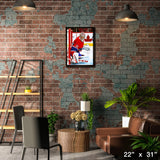 Carey Price Unsigned 20x29 Framed Canvas Action "Protecting the Net" – Lifestyle – Frameworth
