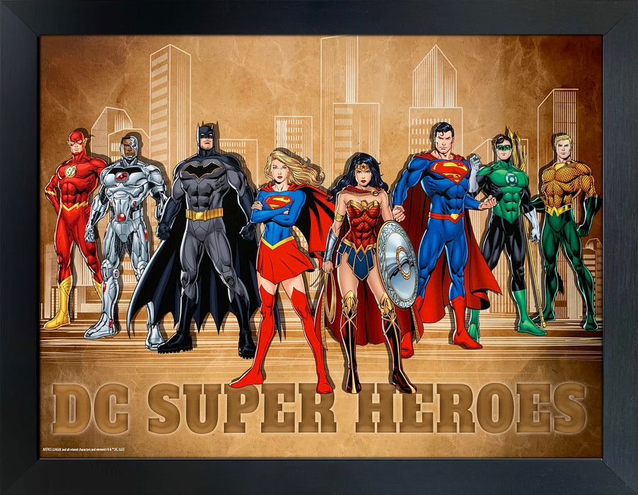 Justice League Framed Superhero City