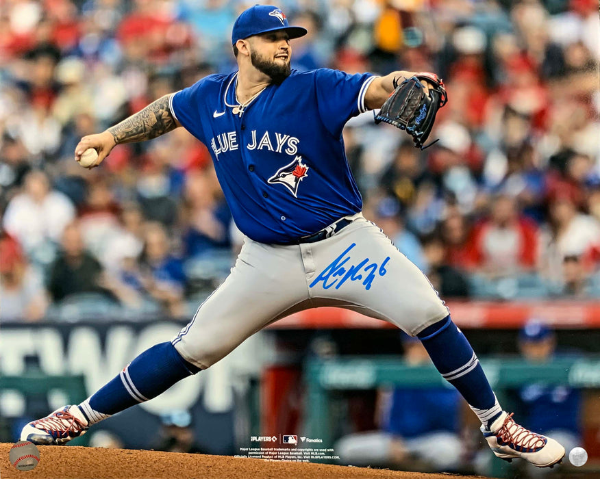 Alek Manoah Signed 16x20 Unframed Photo Blue Jays Wind up-H Action