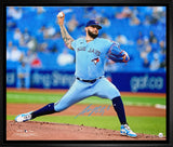 Alek Manoah Signed Framed 20x24 Toronto Blue Jays Wind Up Action Canvas - Frameworth Sports Canada 