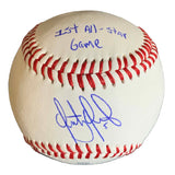 Santiago Espinal Signed Rawlings Replica RTD1/RTDC Baseball Inscribed with "1st All-Star Game 2022" - Frameworth Sports Canada 