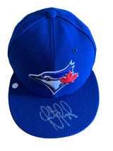 Santiago Espinal Signed Toronto Blue Jays New Era Cap - Frameworth Sports Canada 