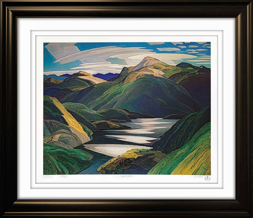 Light and Shadow By Franklin Carmichael Framed