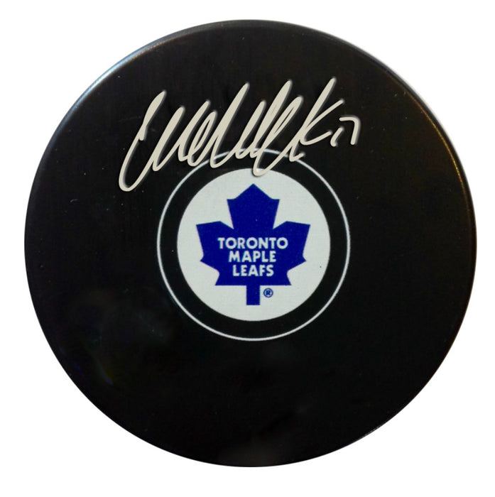 Wendel Clark Signed Toronto Maple Leafs Puck - Frameworth Sports Canada 