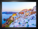 Santorini, Greece 24x32 Framed Canvas Oia Houses - Frameworth Sports Canada 