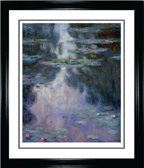 Water Lilies Framed By Claude Monet - Frameworth Sports Canada 