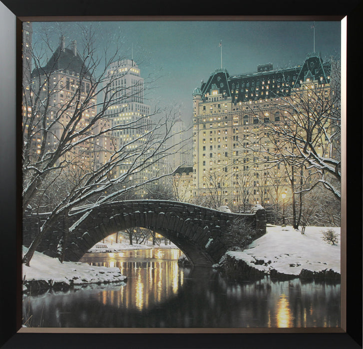 Twilight In Central Park By Rod Chase Framed - Frameworth Sports Canada 