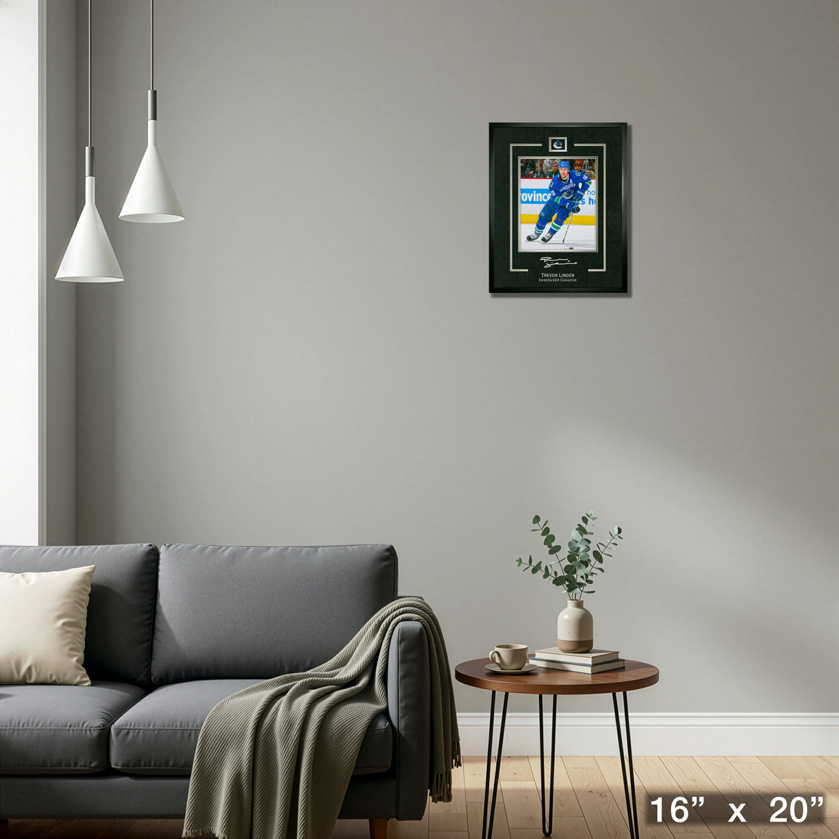 Trevor Linden 16x20 Replica Signature Frame Canucks – Detail – Frameworth