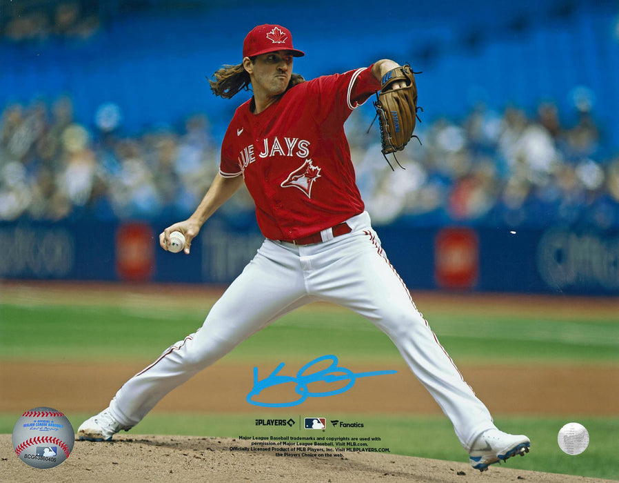 Kevin Gausman Signed 8x10 Unframed Toronto Blue Jays Red Wind Up Photo