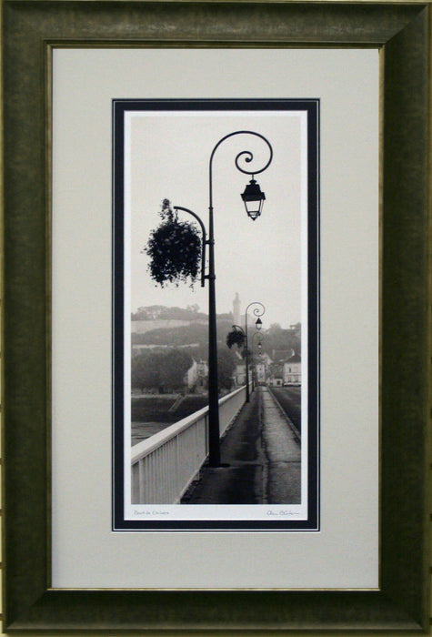 Pont De Chinon Vetico Framed By Alan Blaustein