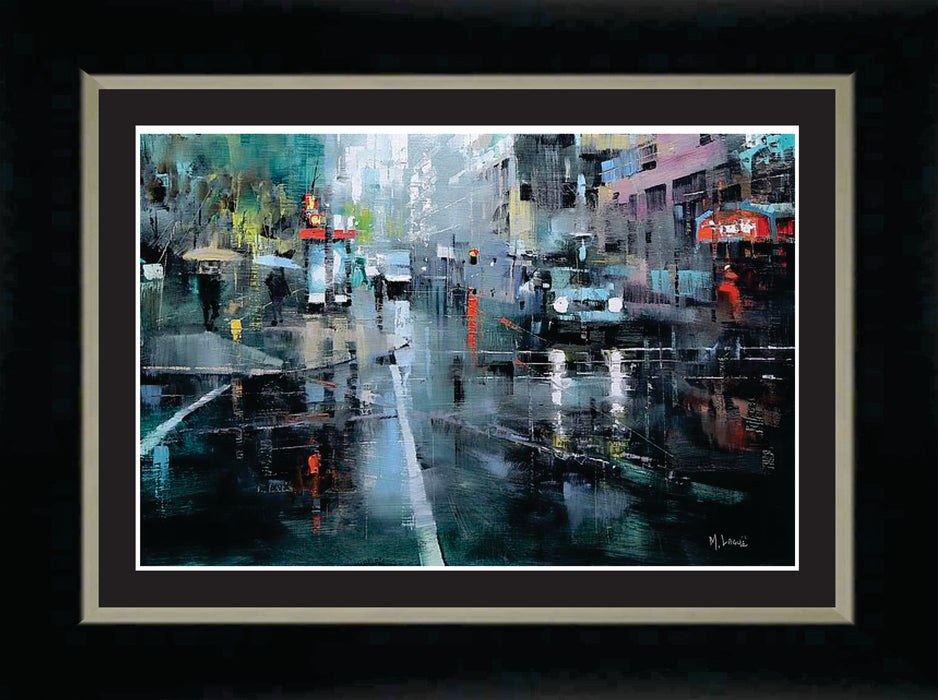 Montreal Rain Framed Print