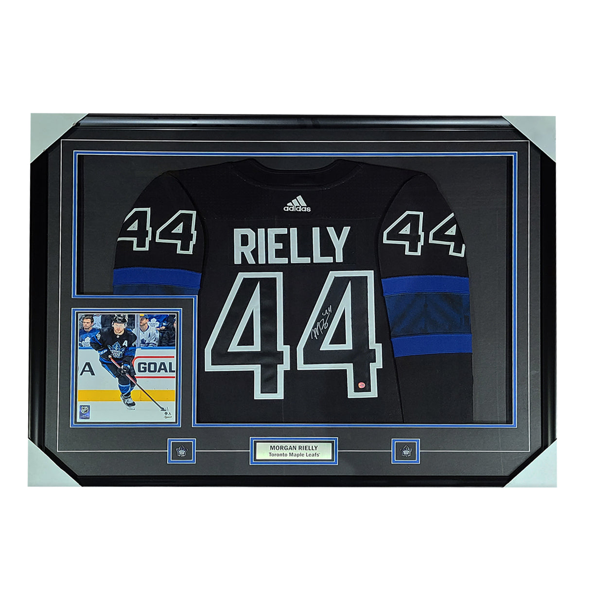 Morgan Rielly Signed Framed Toronto Maple Leafs X Drew House Adidas Authentic Third Jersey - Frameworth Sports Canada 