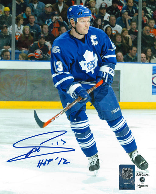 Mats Sundin Signed Unframed 8x10 Toronto Maple Leafs Blue Photo - Frameworth Sports Canada 