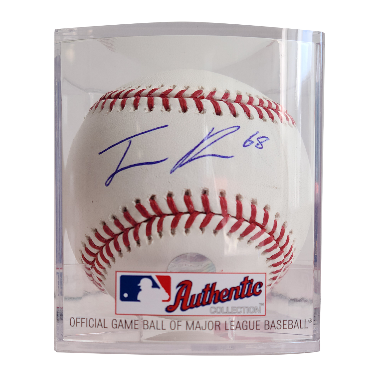 (Exclusive Athlete) NEW Jordan Romano Signed Baseball Philadelphia Phillies Official MLB in Case