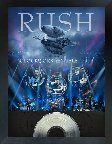 Rush Clockwork Angels Tour with Platinum LP - Frameworth Sports Canada 