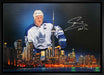 Mats Sundin Signed Framed 20x29 Toronto Maple Leafs Skyline Canvas - Frameworth Sports Canada 