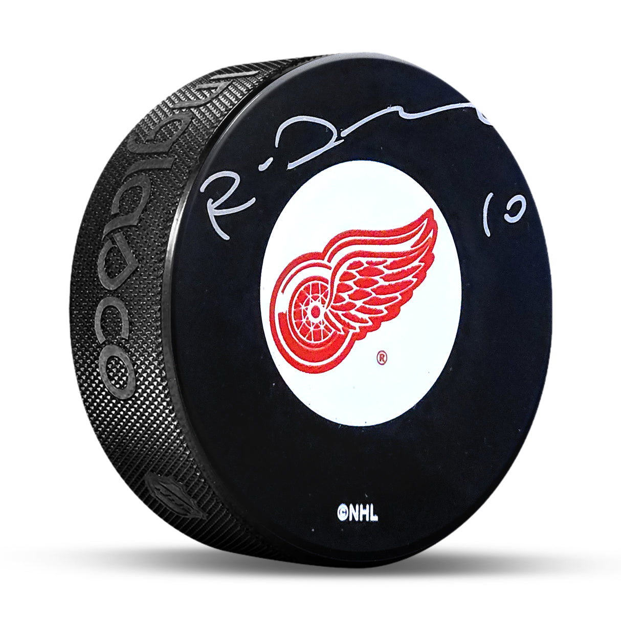 Ron Duguay Signed Detroit Red Wings Puck