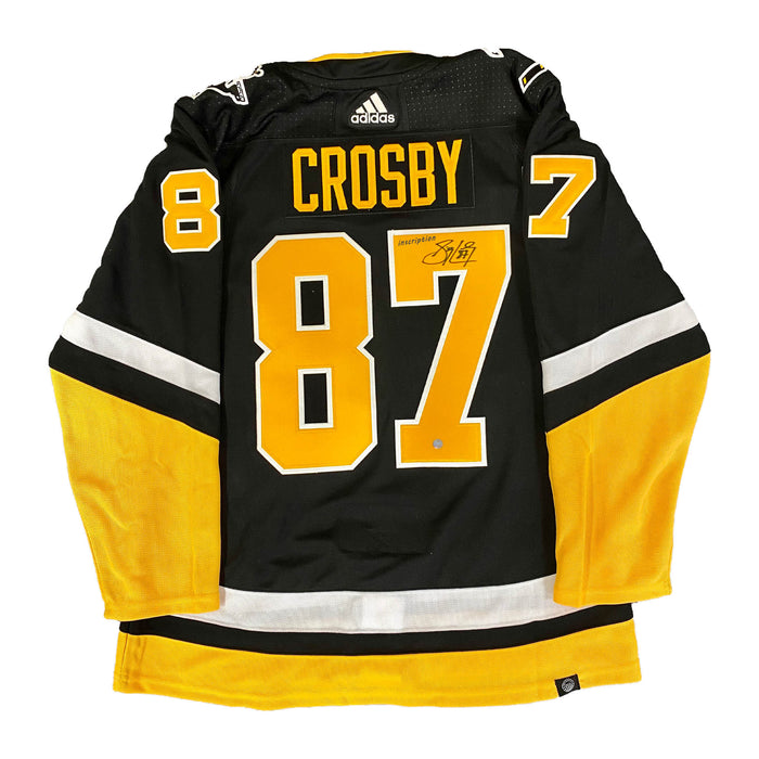 Sidney Crosby Signed and Personalized Pittsburgh Penguins Adidas Third Jersey