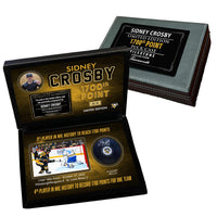 Sidney Crosby Signed Puck in Deluxe Case 1700 Points (Limited Edition of 5)