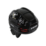 Sidney Crosby and Jaromir Jagr Dual Signed Pittsburgh Penguins Black CCM Helmet - AUCTION