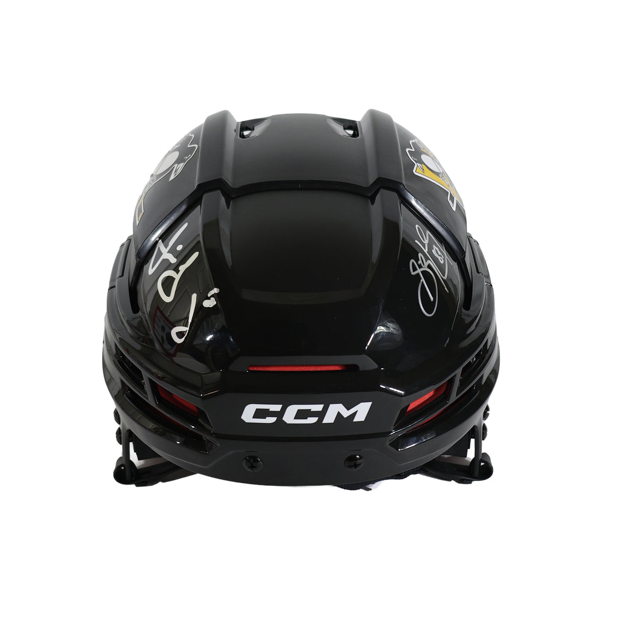 Sidney Crosby and Jaromir Jagr Dual Signed Pittsburgh Penguins Black CCM Helmet - AUCTION