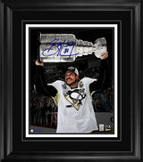 Sidney Crosby Signed 16x20 Print Framed Pittsburgh Penguins 2016 Stanley Cup Hoist Spotlight Edition (Limited Edition of 25)