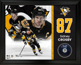 Sidney Crosby Signed Puck Framed Pittsburgh Penguins - AUCTION