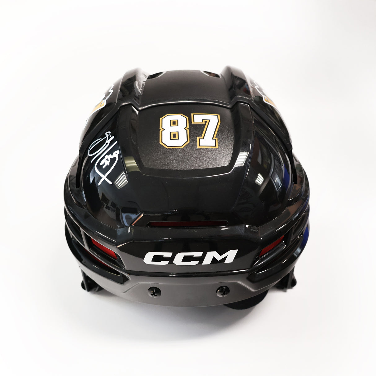 Sidney Crosby Signed Pittsburgh Penguins Black CCM Helmet - AUCTION