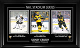 Sidney Crosby Triple Signed 8x10 Framed Stadium Series Penguins (Limited Edition of 87) - AUCTION