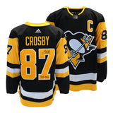 Sidney Crosby Signed Jersey Pittsburgh Penguins Black Adidas Insc "500 Goals" - AUCTION