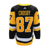 Sidney Crosby Signed Jersey Pittsburgh Penguins Black Adidas Insc "500 Goals" - AUCTION