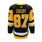 Sidney Crosby Signed Jersey Pittsburgh Penguins Black Adidas Insc "500 Goals" - AUCTION