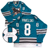 Joe Pavelski Signed San Jose Sharks Blue Team Classic Addidas Jersey