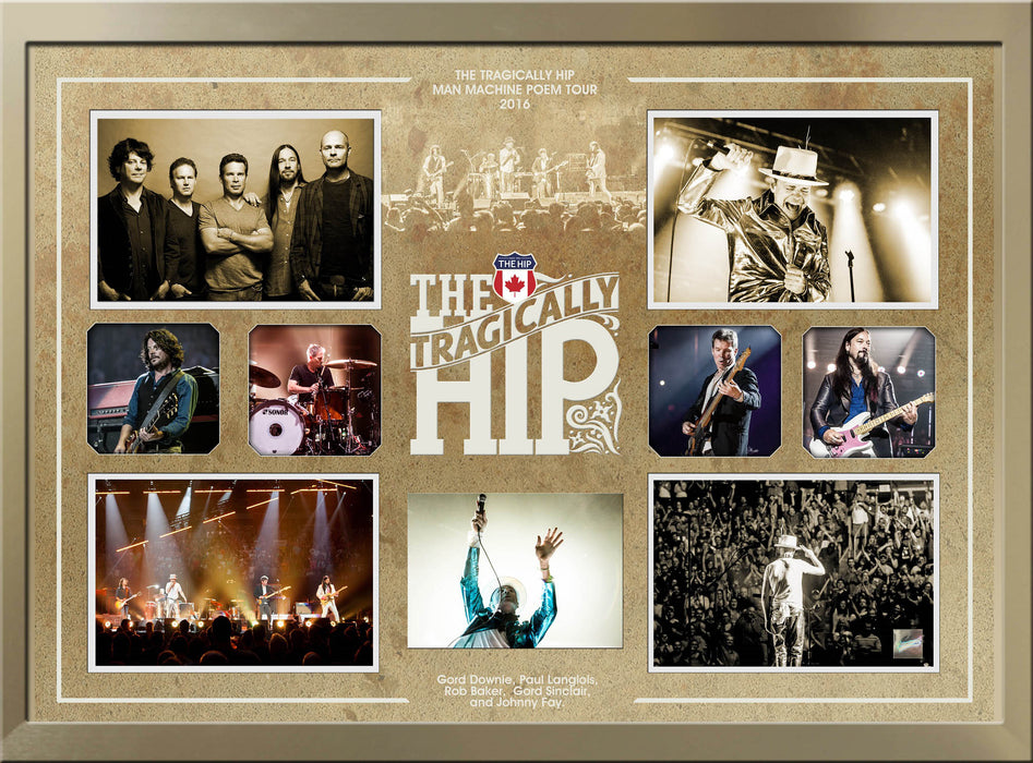 The Tragically Hip Framed Multi Photo Collage Final Production Edition /250 - Frameworth Sports Canada 