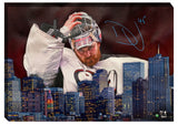 Dillon Ward Signed 20x29 Skyline Canvas Colorado Mammoth - Frameworth Sports Canada 